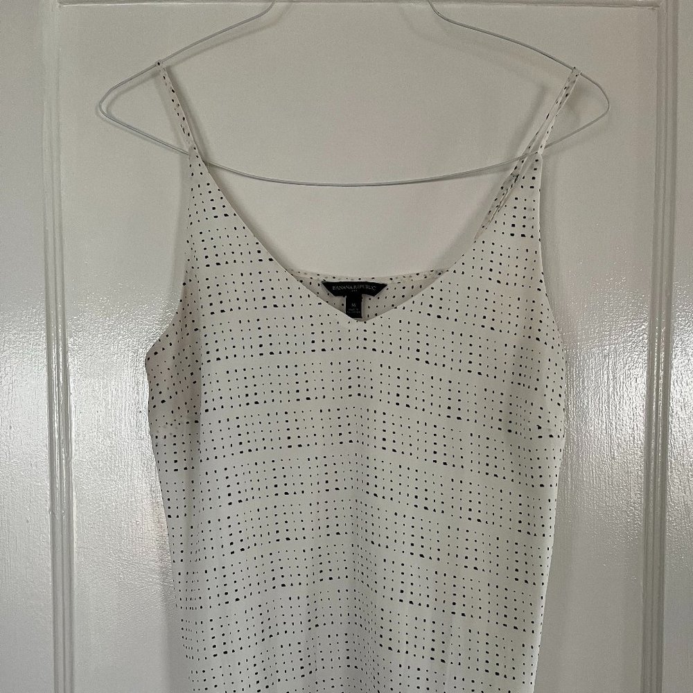 Banana Republic black and white camisole